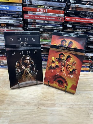 Dune + Dune: Part Two Bundle Lot [4K Ultra HD] W/Slipcovers!
