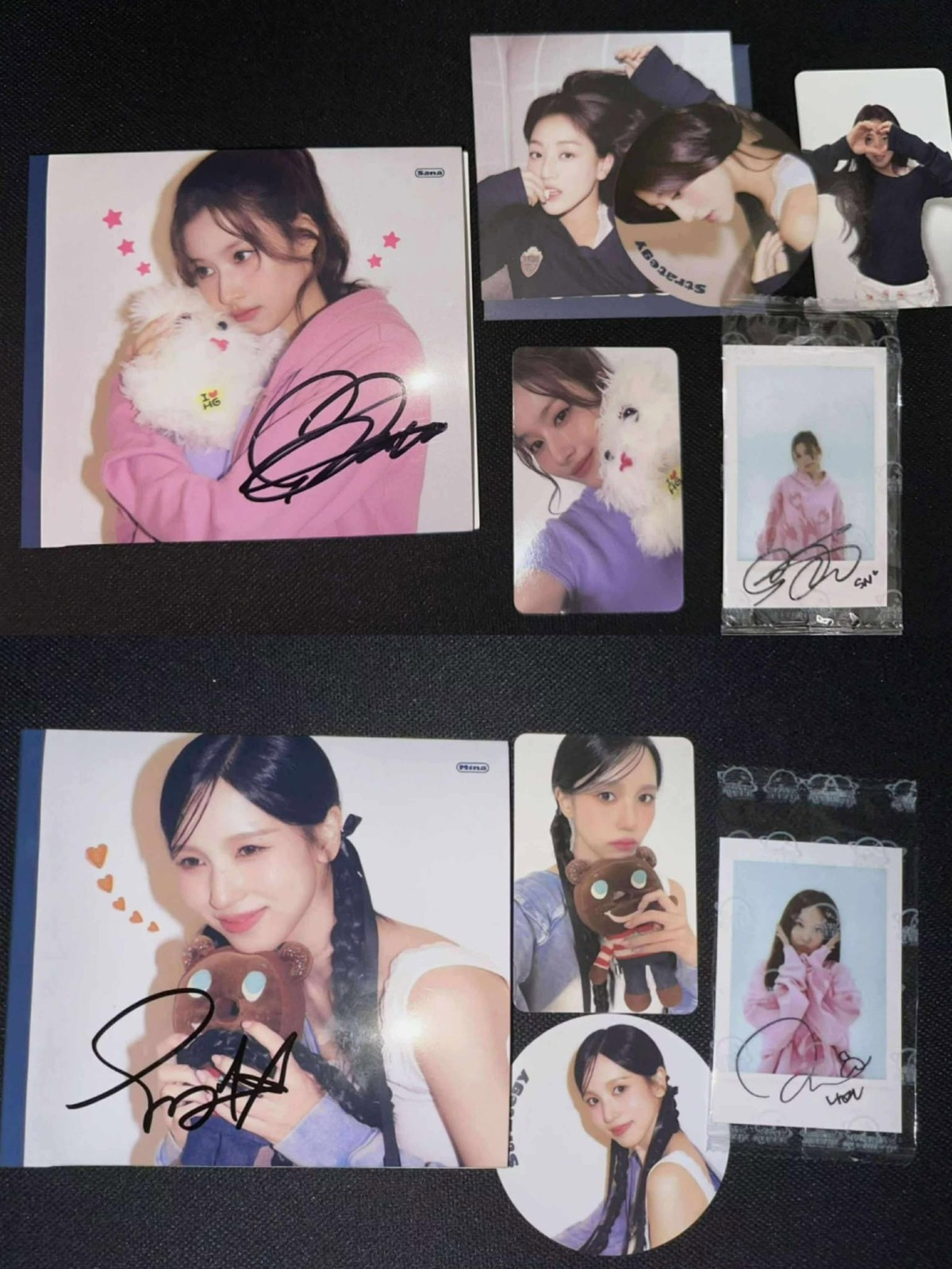 TWICE ミナ Strategy 直筆サイン入りポストカード TWICE OFFICIAL STRATEGY SIGNED AUTOGRAPH ALBUM + POB