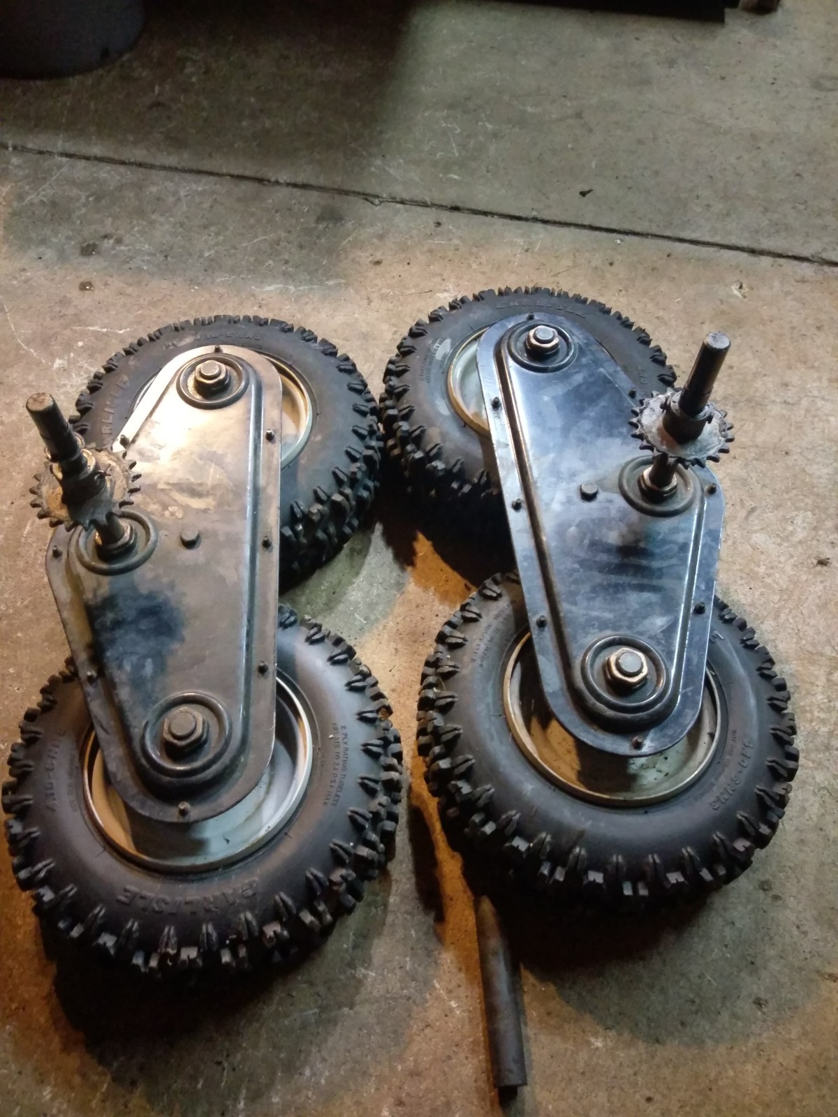 MTD Snowblower 4x4 4wd Four Wheel Drive Assembly Robot Power Wheels Project Trac