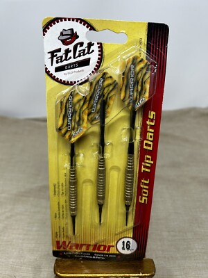 Set of 3 FAT CAT Warrior Soft Tip Darts - 16 Grams - NEW