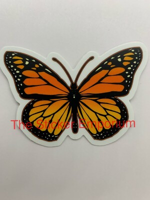 Monarch Butterfly Sticker ~ Water Bottle ~ Laptop ~ Tumbler ~ Vinyl Car Decal