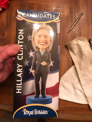 Royal Bobbles Hillary Clinton Presidential Candidates Bobblehead New Open box 
