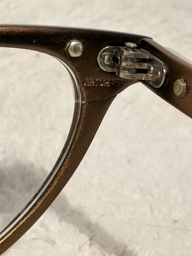 True Vintage Artcraft Aluminum Cateye Eyeglasses frames 4 1/4-5 1/2
