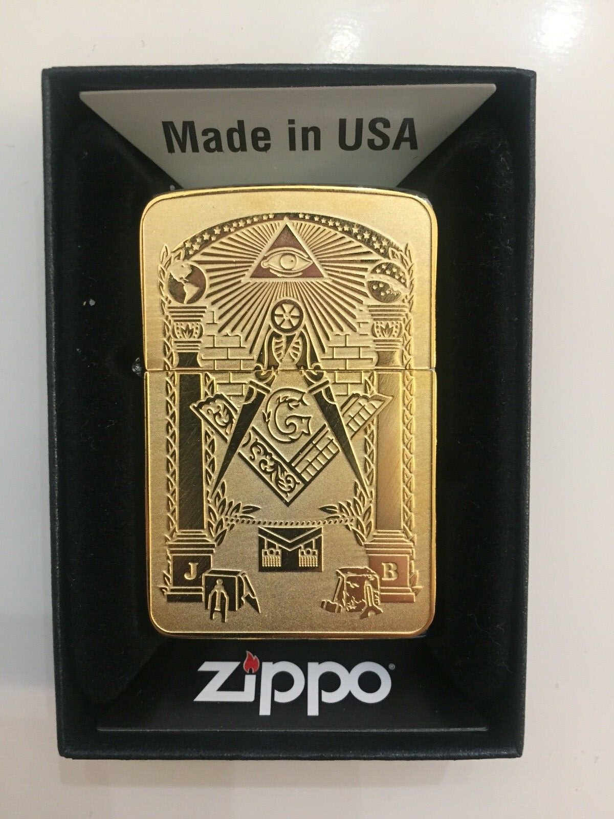☆USA直輸入 ZIPPO MASONIC フリーメイソン Freemasonry