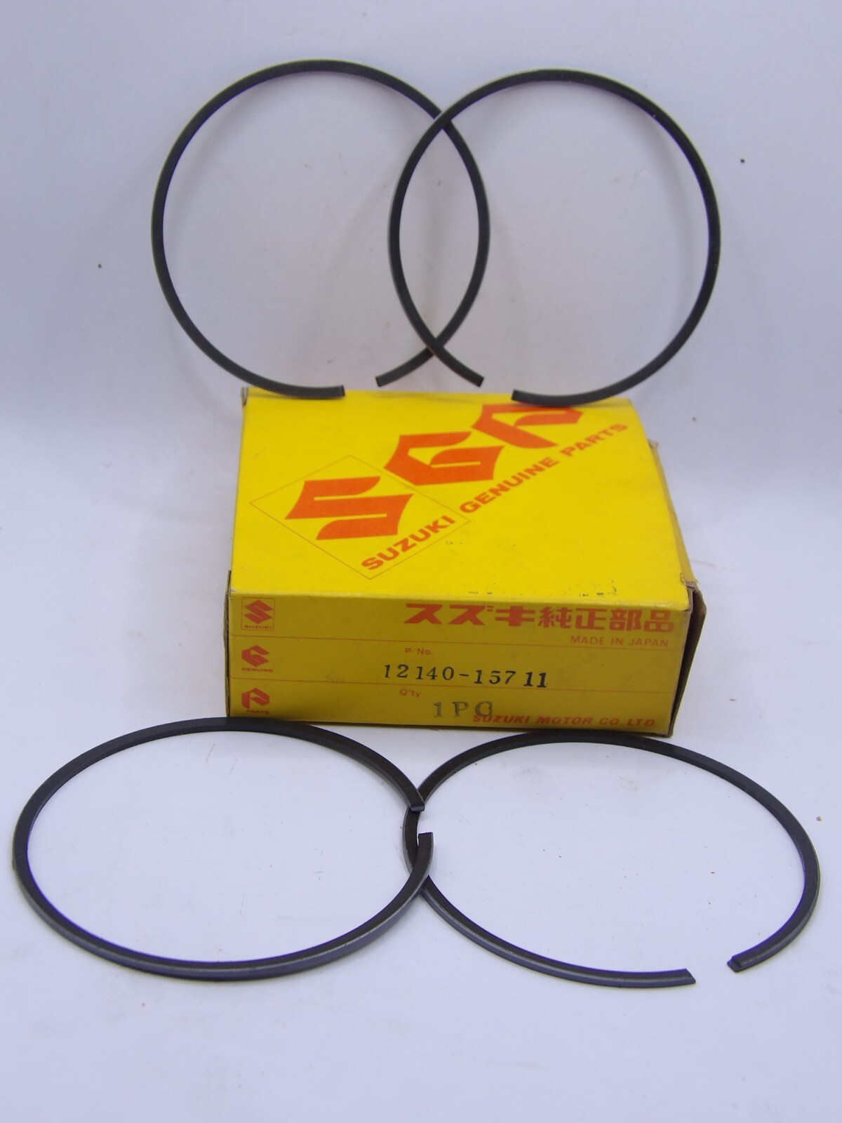 NOS Suzuki T500 GT500 Genuine Oversize 1.00 4th Over Piston Rings 12140-15711