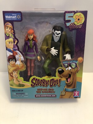 Scooby-Doo! Daphne & the Wolfman Action Figures 5'' 50th Anniversary Set A1