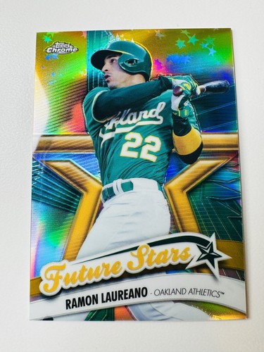 Primavera 4❗️30 GOLDEN ROCKSTEADY‼️ 2020 Topps Chrome Ramon Laureano Future Stars GOLD Refractor