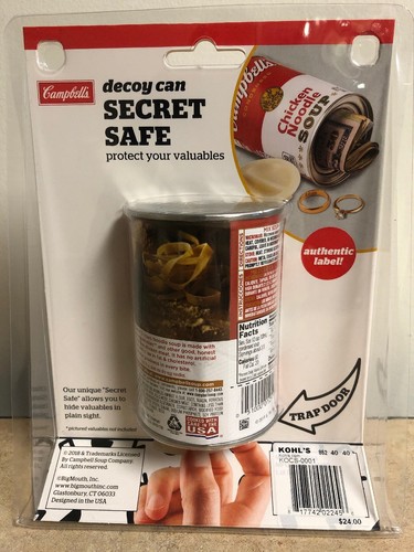CAMPBELL'S CHICKEN NOODLE SOUP DECOY CAN SECRET SAFE NEW