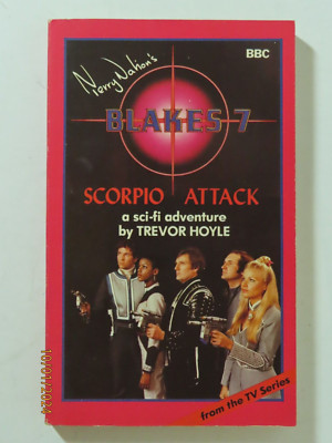 1981 Terry Nation's Blake's Seven Scorpio Attack from TV series BBC book clean
