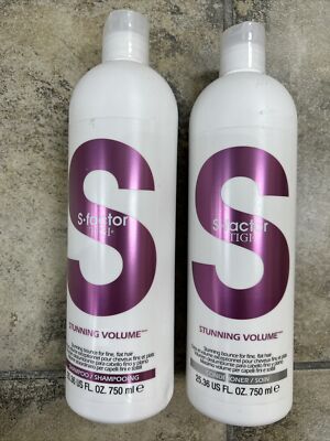 Tigi S Factor Stunning Volume Shampoo & Conditioner Duo  25.36 OZ  FRESH