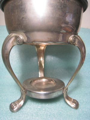 Vintage Silver Plated Chafing Buffet Warming Stand
