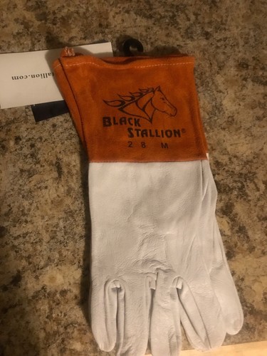 Black Stallion Ultra 28M - Welding Gloves, Size Medium MiG Gloves