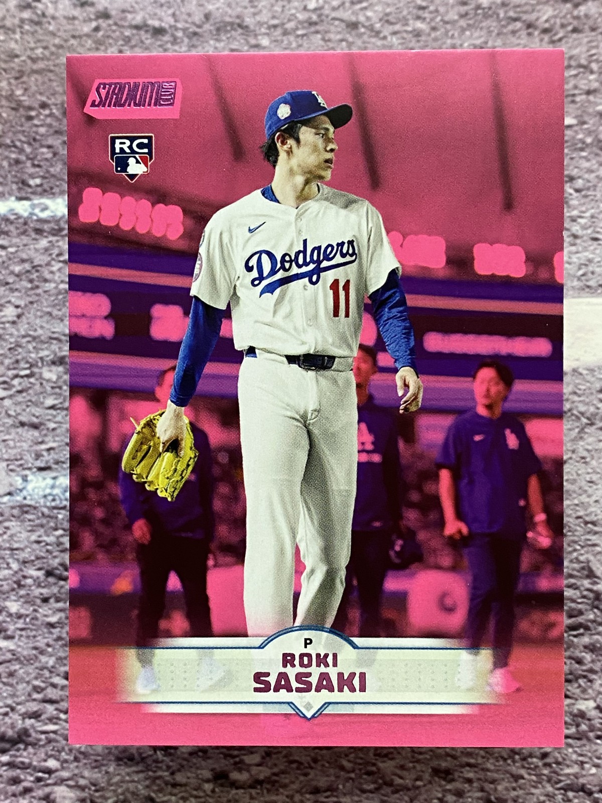 佐々木朗希 サイン 2025 Topps Stadium Club Chrome