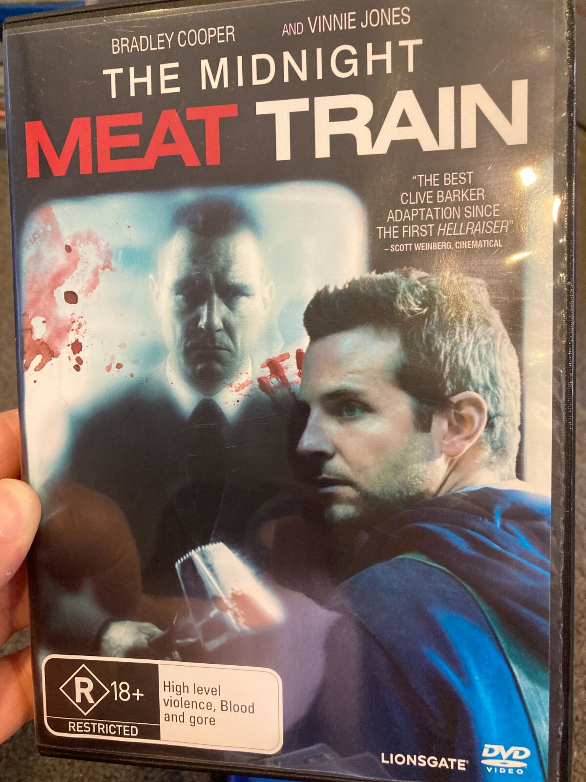 The Midnight Meat Train region 4 DVD (2008 Vinnie Jones