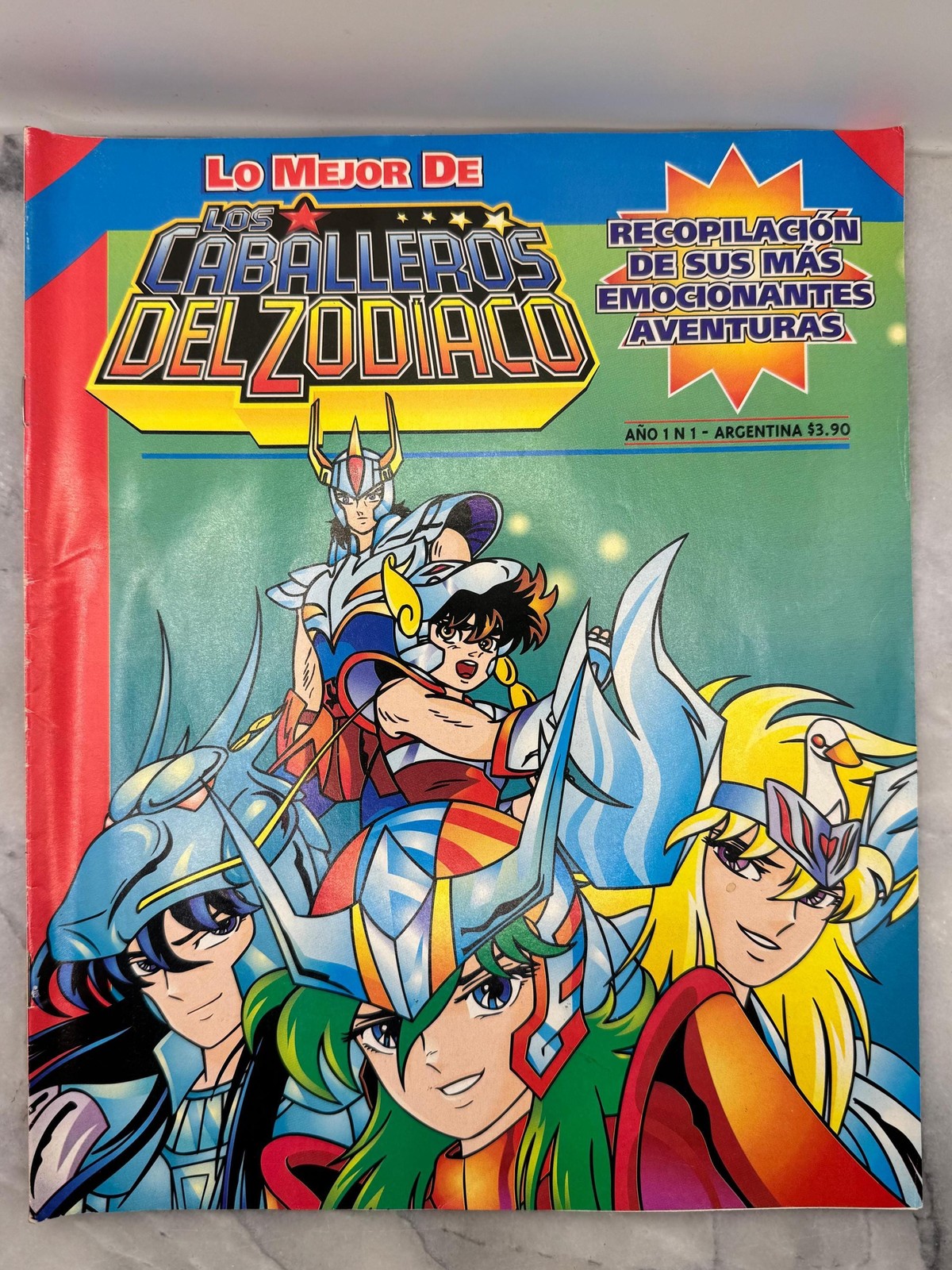 x 1997 Lo Mejor de Los Caballeros del Zodiaco Magazine - April Issue No. 1