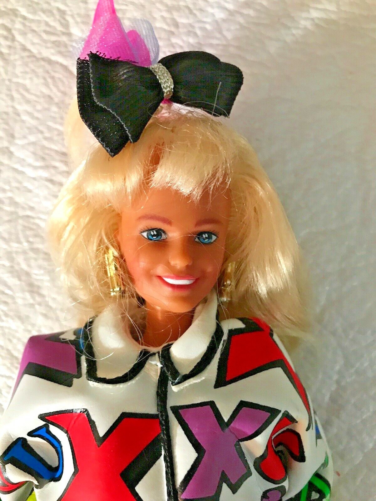 XUXA Doll Superstar Brazil GLITTER MAGIC 1993 Latin America Rose Art