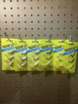 (LOT OF 6)Panther Martin BOB3 Best Of The Best Spinner Kit, #4, 1/8 oz LURES