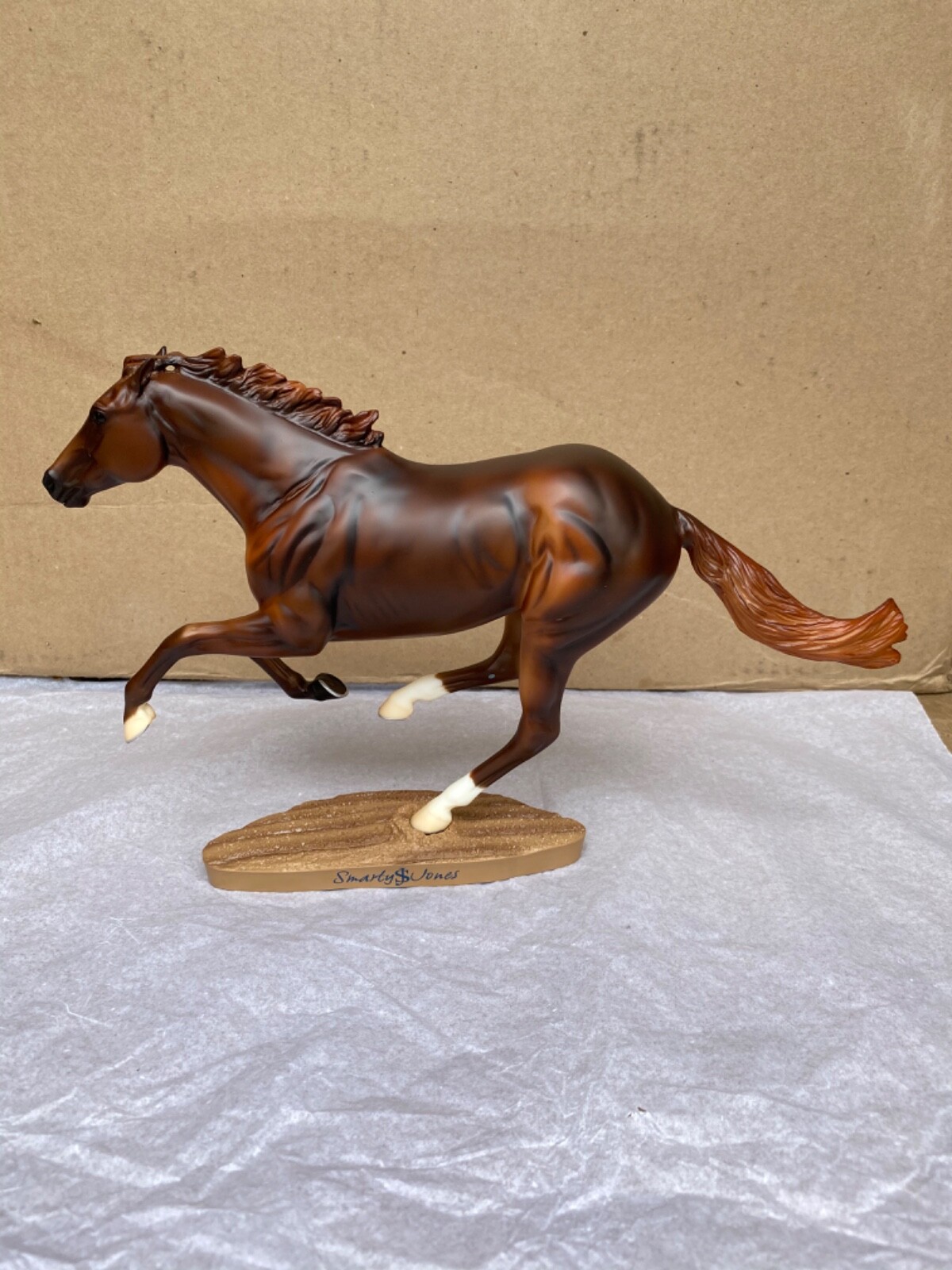 BREYER SMARTY JONES 競走馬フィギュア Breyer Smarty Jones Race Horse | eBay