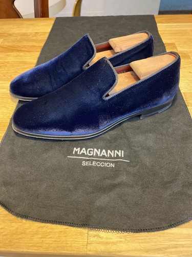 magnanni velvet loafers
