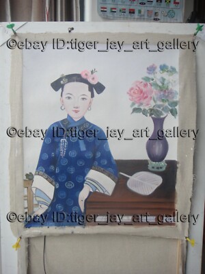 Empress Dowager Cixi Chinese Qing Dynasty Asian Collcetion Royal A+ Oil Painting