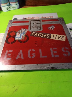 Eagles - Eagles Live 1980 - w/ Poster - Orig Inner Sleeves Asylum 2XBB-705