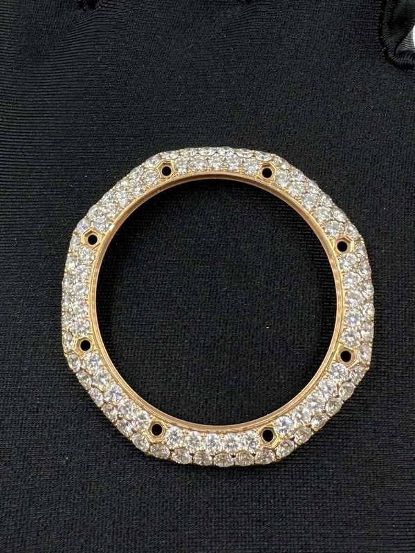 18k Rose-Gold Diamond Bezel For Audemars Piguet Royal Oak Offshore