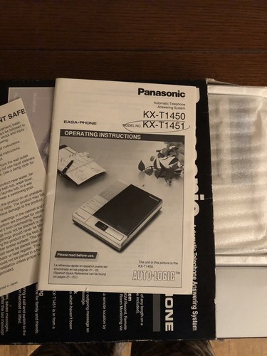 Panasonic KX-T1451 Automatic Telephone Answering System w/Control (NIB)