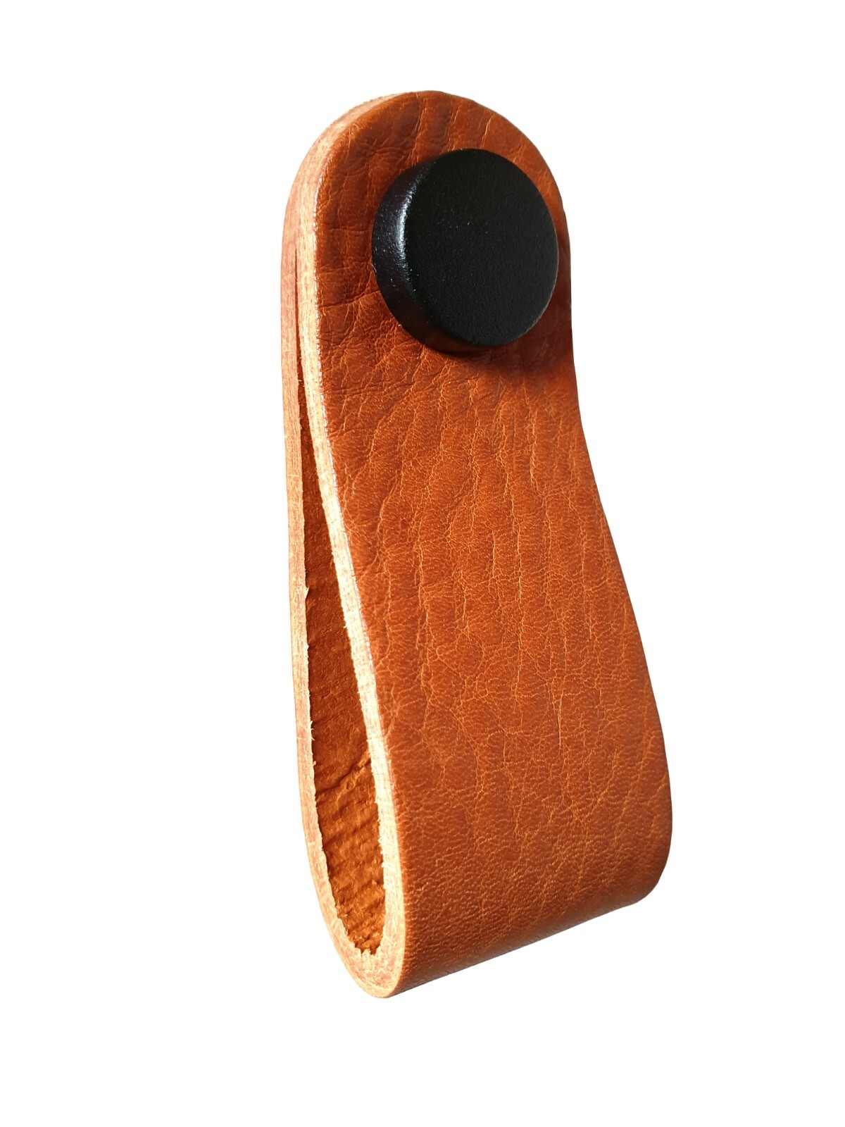 Möbelgriffe Aus Leder & Aluminium - 2er Set 128mm - Braun - Für Küche & Schränke