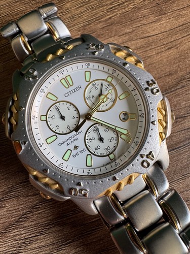 Citizen 3510-353021 Vintage Watch Working Chronograph Promaster | eBay