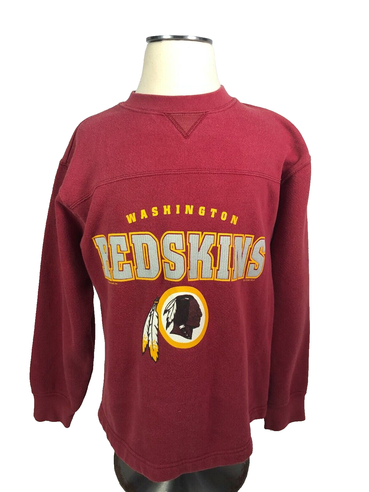 WASHINGTON REDSKINS VINTAGE 1990'S LEE SPORT CREW NECK WASHINGTON REDSKINS VINTAGE 1990'S LEE SPORT CREW NECK
