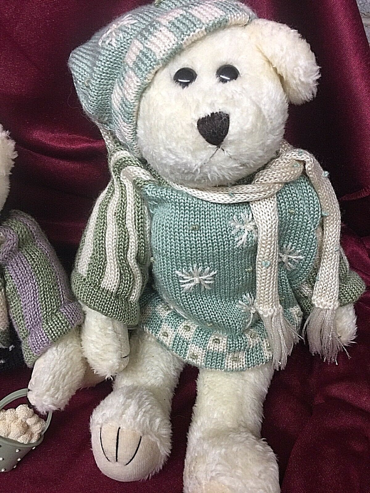 Lot of 3 ~ PLUM PUDDING SNOWMEN Miss Heather's Plush 12