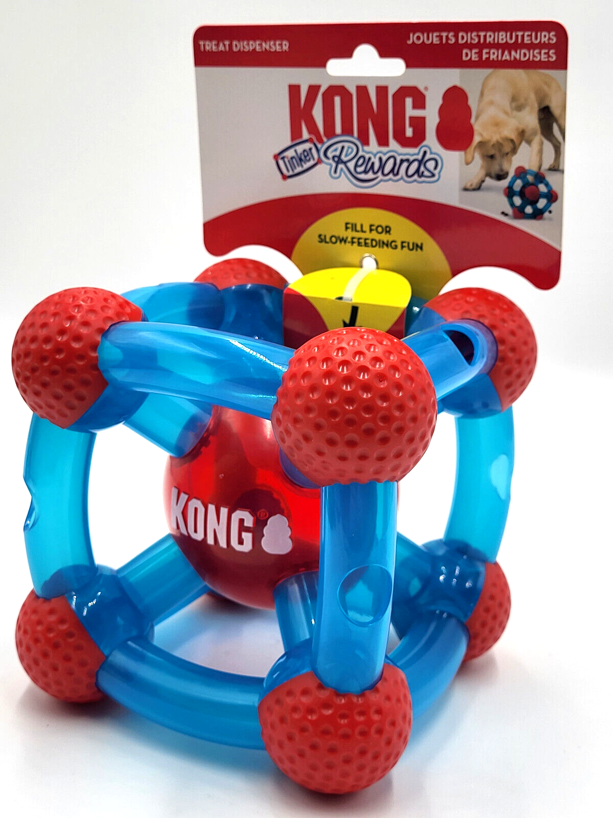 KONG Rewards Tinker Treat Dispenser Slow Feeder Dog Puzzle Toy 5.5"
