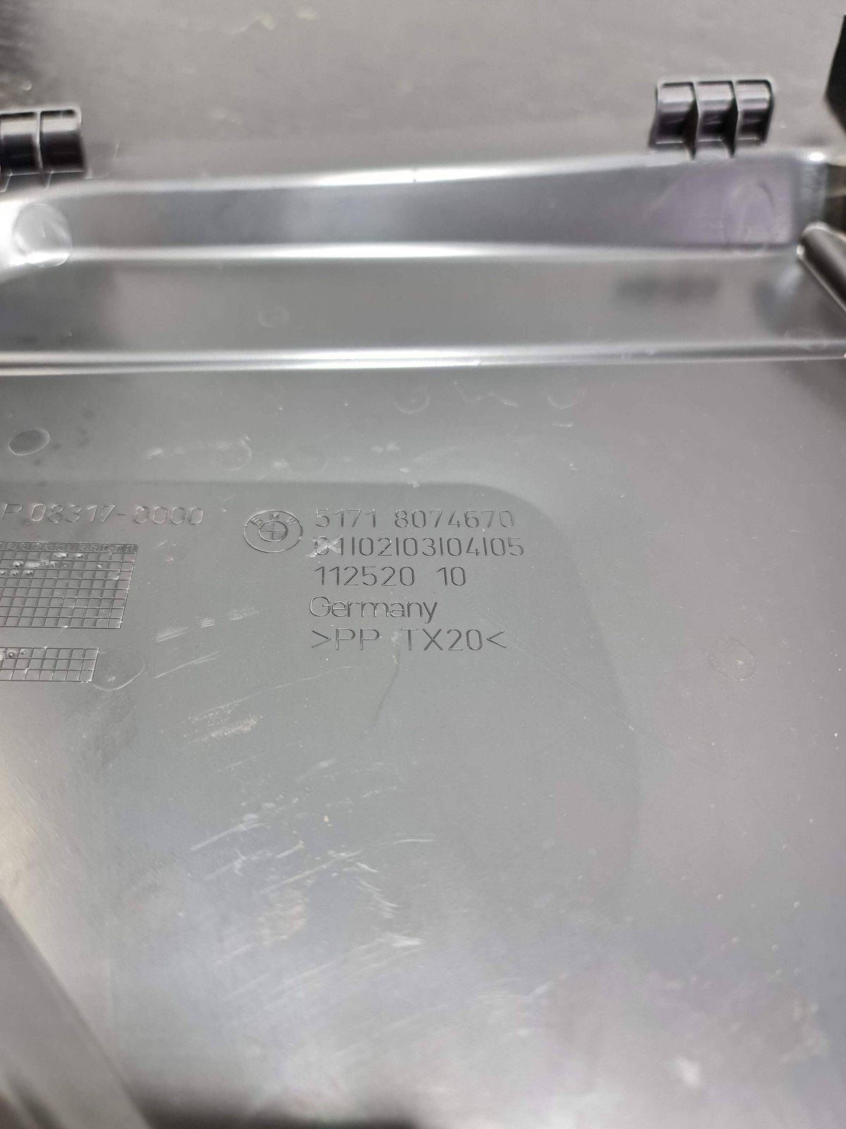 0 Bmw 51718074670 M3 scuttle panel trim cover engine bay right G80 2023 5171 80746 image 6