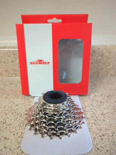 NEW SunRace Cassette CSR86, 8-Speed, 12-25T, Silver, Nickel-