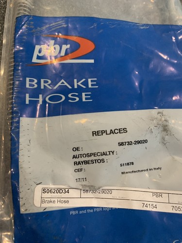 pbr Brake Hose Part# 58732-29020