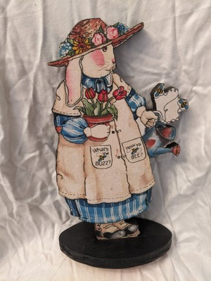 Small Wooden Bunny Decor