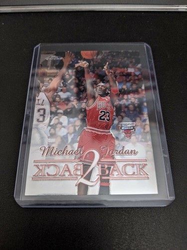 1998-99 Topps Chrome Michael Jordan Back 2 Back #B1 | eBay