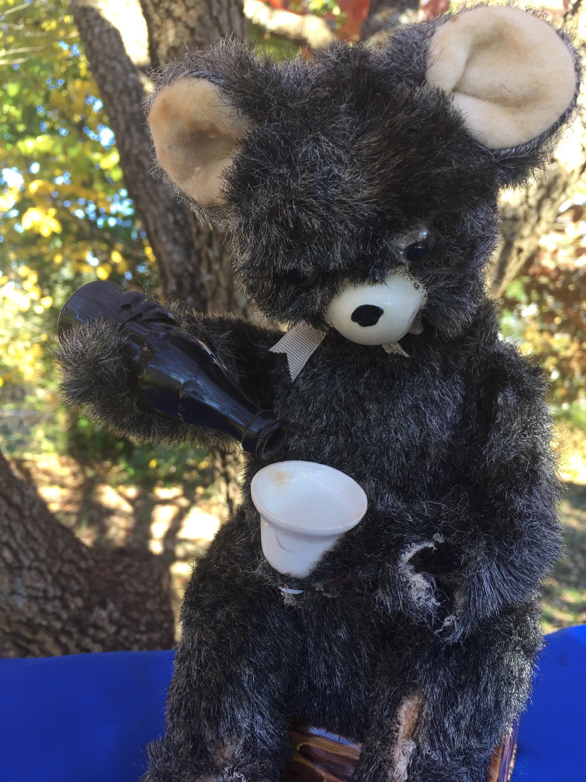 Antique Pour a COKE COCA COLA Koala Bear Toy Teddy Unique OOAK  ? 9/5 ??m17