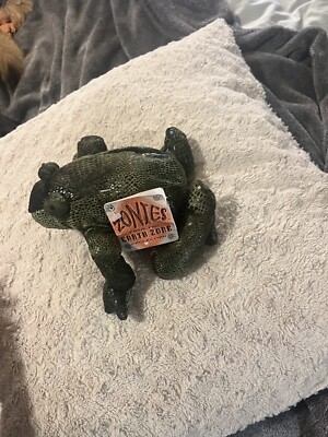 Russ Zonies Flemington The Frog Plush Stuffed Animal Beanie New With Tags