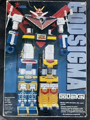 1982 GODAIKIN GODSIGMA BANDAI AMERICA #77045 POPY CO SUPER ROBOTS TOY IN BOX
