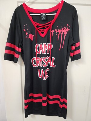Jersey L Friday The 13th Jason Voorhees Womans Dress Size Large