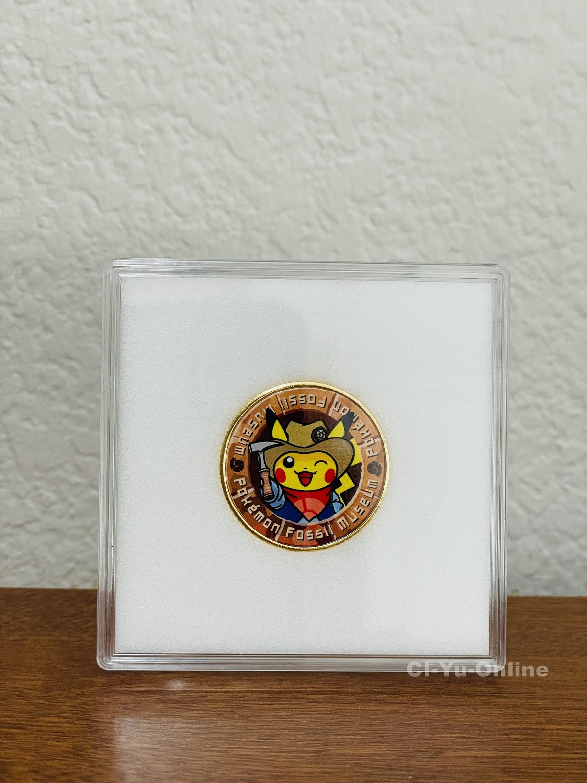 Pokemon Fossil Museum Memorial Medal Pokemon Pikachu Coin Shopro