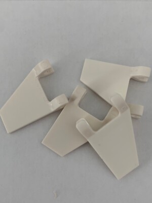 LEGO Parts 44676 (4pcs) Flag - Fin 2 x 2 Trapezoid Pick Color