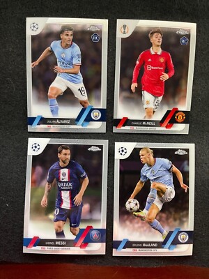 2022-23 Topps Chrome UEFA Club Competitions Soccer #1-200 You Pick Complete Your