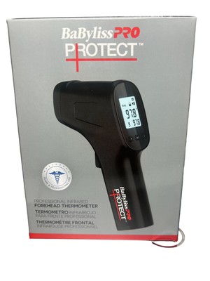 BaByliss Pro Protect Infrared Forehead Thermometer LED Display Black NIB