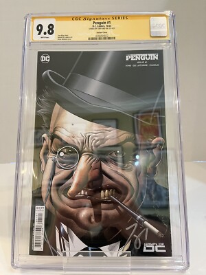 The Penguin #1 (DC Comics 2024) Bolland variant CGC 9.8 Signed By Tom King! HBO!