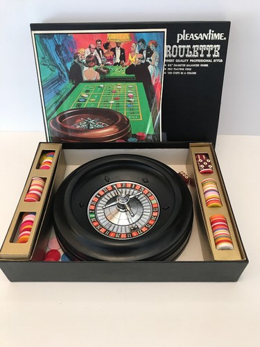 Roulette Wheel Game by Pleasantime Vintage 1950