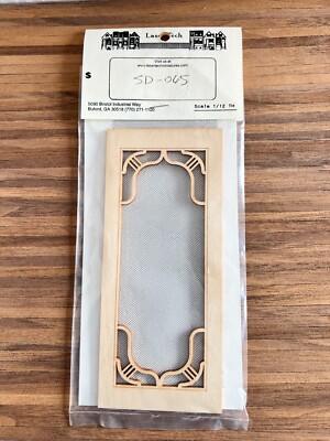 Dollhouse Miniature Laser Tech #SD-065 Screen Door 1:12