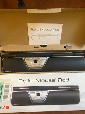 Contour Design RollerMouse Wired Mouse - Red