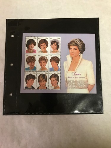 Vintage Diana Princess Of Wales 1961-1997 Memorial Stamp From Mystic Stamp   # 2